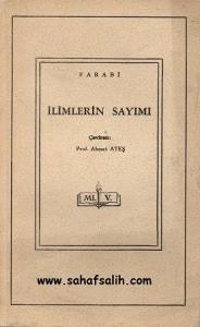 İlimlerin Sayımı (İhsa'-ül-ulum) Farabi 1955 Baskı İlimlerin Sayımı (İhsa'-ül-ulum) Farabi 1955 Baskı
