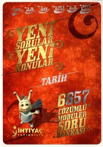 KPSS Tarih 6657 Çözümlü Modüler Soru Bankası