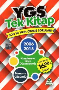 YGS Tek Kitap Son 10 Yılın Çıkmış Soruları Örnek Akademi
