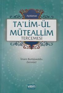 Talimül Müteallim Tercemesi (Karton) Talimül Müteallim Tercemesi (Karton)