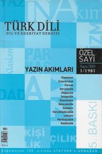 Türk Dili Sayı 349: Yazın Akımları