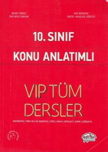 10. Sınıf Tüm Dersler Konu Anlatımlı Kırmızı Kitap Editör Yayınevi