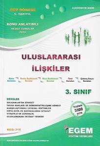 3. Sınıf 5. Yarıyıl Uluslararası İlişkiler Konu Anlatımlı Soru Bankası (Kod 315) Egem Eğitim Yayınları