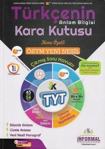 TYT Türkçenin Kara Kutusu Anlam Bilgisi Paragraf Dil ve Anlatım 3 Kitap Set İnformal Yayınları TYT Türkçenin Kara Kutusu Anlam Bilgisi Paragraf Dil ve Anlatım 3 Kitap Set İnformal Yayınları