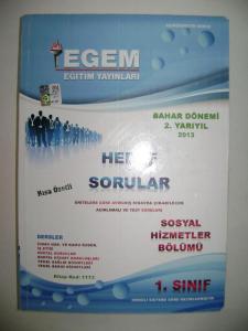 Sosyal Hizmetler Bölümü 1. Sınıf Bahar Dönemi 2. Yarıyıl Hedef Sorular