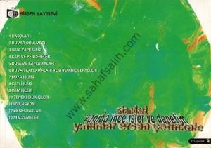 Standart Yapıda İnce İşler ve Denetim Cd İçeriklidir Standart Yapıda İnce İşler ve Denetim Cd İçeriklidir