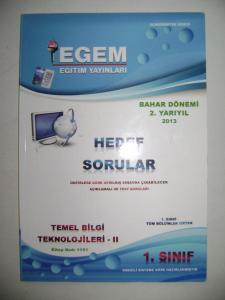 Temel Bilgi Teknolojileri II 1. Sınıf Bahar Dönemi 2. Yarıyıl Hedef Sorular