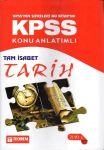 Teorem 2014 KPSS Tarih Konu Anlatımlı Tam İsabet