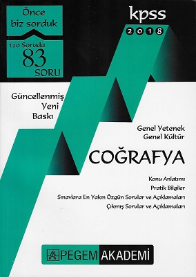 KPSS 2018 Genel Yetenek Genel Kültür Coğrafya