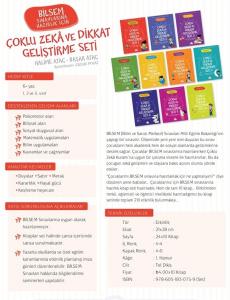 Çoklu Zeka ve Dikkat Geliştirme Seti 10 Kitap Çoklu Zeka ve Dikkat Geliştirme Seti 10 Kitap