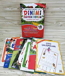 Dinimi Öğreniyorum Okul Öncesi Hazırlık Seti |10 Kitap