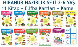 Hiranur Eğitim Seti 12 Kitap 3-6 Yaş Hiranur Eğitim Seti 12 Kitap 3-6 Yaş