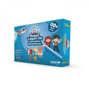 Robot Lagari ile Adım Adım Öğreniyorum 5 Yaş ve Üstü | Okul Öncesi Eğitim Seti Robot Lagari ile Adım Adım Öğreniyorum 5 Yaş ve Üstü | Okul Öncesi Eğitim Seti