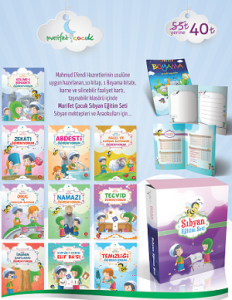 Marifet Çocuk Sıbyan Eğitim Seti 11 Kitap ve Karne