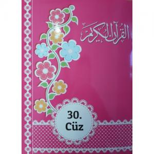 Pembe Kuranı Kerim 30 Cüz Hatim Seti | Rahle Boy