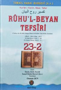 Ruhul Beyan Tefsiri 23-2. Cilt
