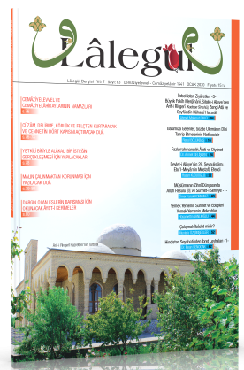 Lalegül Dergisi | Ocak 2020 Ahmet Mahmut Ünlü