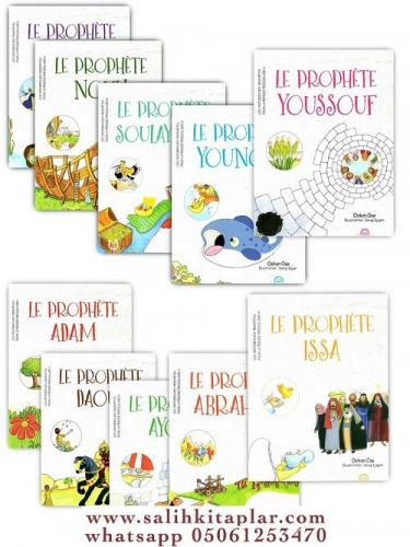 Okul Öncesi Peygamber Hikayeleri Seti  10 Kitap Fransızca