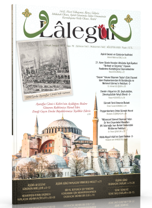 Lalegül Dergisi | Ağustos 2020 Ahmet Mahmut Ünlü