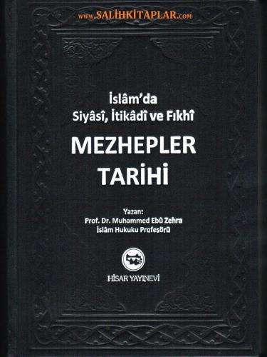 Mezhepler Tarihi İslamda Siyasi İtikadi Ve Fıkhi Prof. Dr. Muhammed Eb