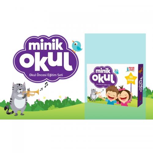 Minik Ada Yayınları Minik Okul Eğitim Seti 11 Kitap | 36-48 Ay Serap K