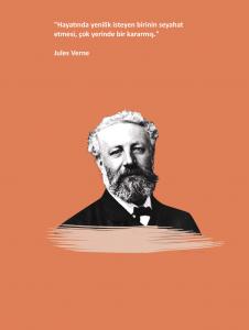 Jules Verne (Salon Edebiyat ciltli defter)