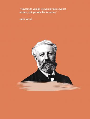 Jules Verne (Salon Edebiyat ciltli defter) %35 indirimli