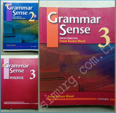 Grammar Sense 2B, Grammar Sense 3, Grammar Sense 3 Workbook (3 Books) -