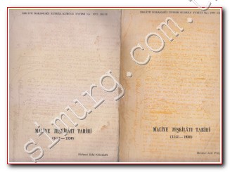Maliye Teşkilatı Tarihi Cilt 2-3 (1442 - 1930) Mehmet Zeki Pakalın