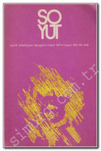 Soyut Aylık Edebiyat Dergisi Sayı: 68, Mart 1974