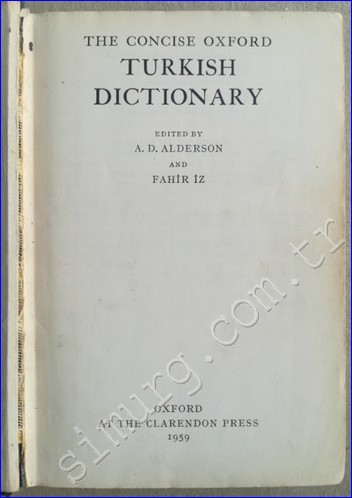 The Concise Oxford Turkish Dictionary ( Turkish-English / English-Turk
