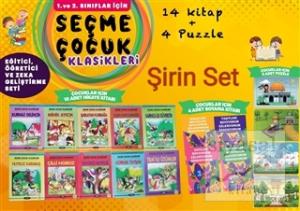 1. ve 2. Sınıflar İçin Şirin Eğitim Seti 14 Kitap + 4 Yapboz