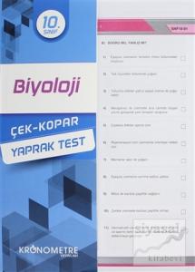 10. Sınıf Biyoloji Çek-Kopar Yaprak Test