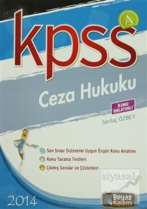 2014 / KPSS A Ceza Hukuku Konu Anlatımlı