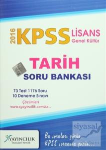 2016 KPSS Genel Kültür Lisans Tarih Soru Bankası