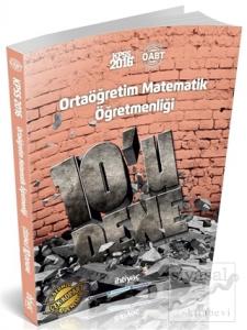 2016 KPSS ÖABT Ortaöğretim Matematik Öğretmenliği 10'lu Deneme