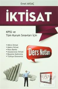 2016 KPSS ve Tüm Kurum Sınavları İçin İktisat Ders Notları