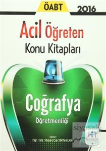 2016 ÖABT Coğrafya Öğretmenliği Acil Öğreten Konu Kitapları