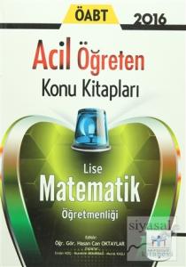 2016 ÖABT Lise Matematik Öğretmenliği Acil Öğreten Konu Kitapları