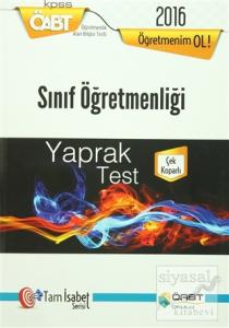 2016 ÖABT Sınıf Öğretmenliği Yaprak Test