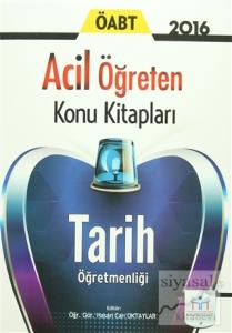 2016 ÖABT Tarih Öğretmenliği Acil Öğreten Konu Kitapları