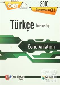 2016 ÖABT Türkçe Öğretmenliği Konu Anlatımı