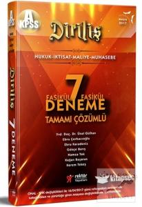 2017 KPSS A Grubu Diriliş Fasikül Fasikül Tamamı Çözümlü 7 Deneme