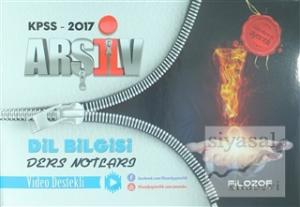 2017 KPSS Arşiv Dil Bilgisi Video Ders Notları
