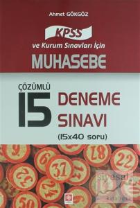 2017 KPSS Muhasebe Çözümlü 15 Deneme Sınavı