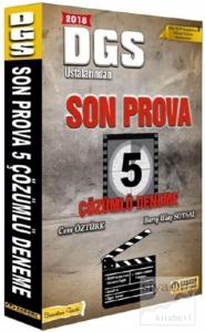 2018 DGS Öncesi Son Prova Çözümlü 5 Fasikül Deneme