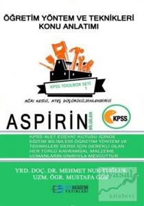 2018 KPSS Aspirin Bilgiler Öğretim Yöntem ve Teknikleri Konu Anlatımı - Toolbox Seti 1