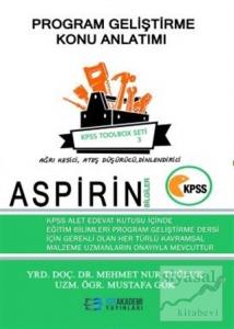 2018 KPSS Aspirin Bilgiler Program Geliştirme Konu Anlatımı - Toolbox Seti 3