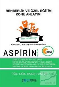 2018 KPSS Aspirin Bilgiler Rehberlik ve Özel Eğitim Konu Anlatımı - Toolbox Seti 7