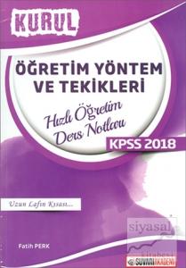 2018 KPSS Öğretim Yöntem ve Teknikleri Kurul Hızlı Öğretim Ders Notları